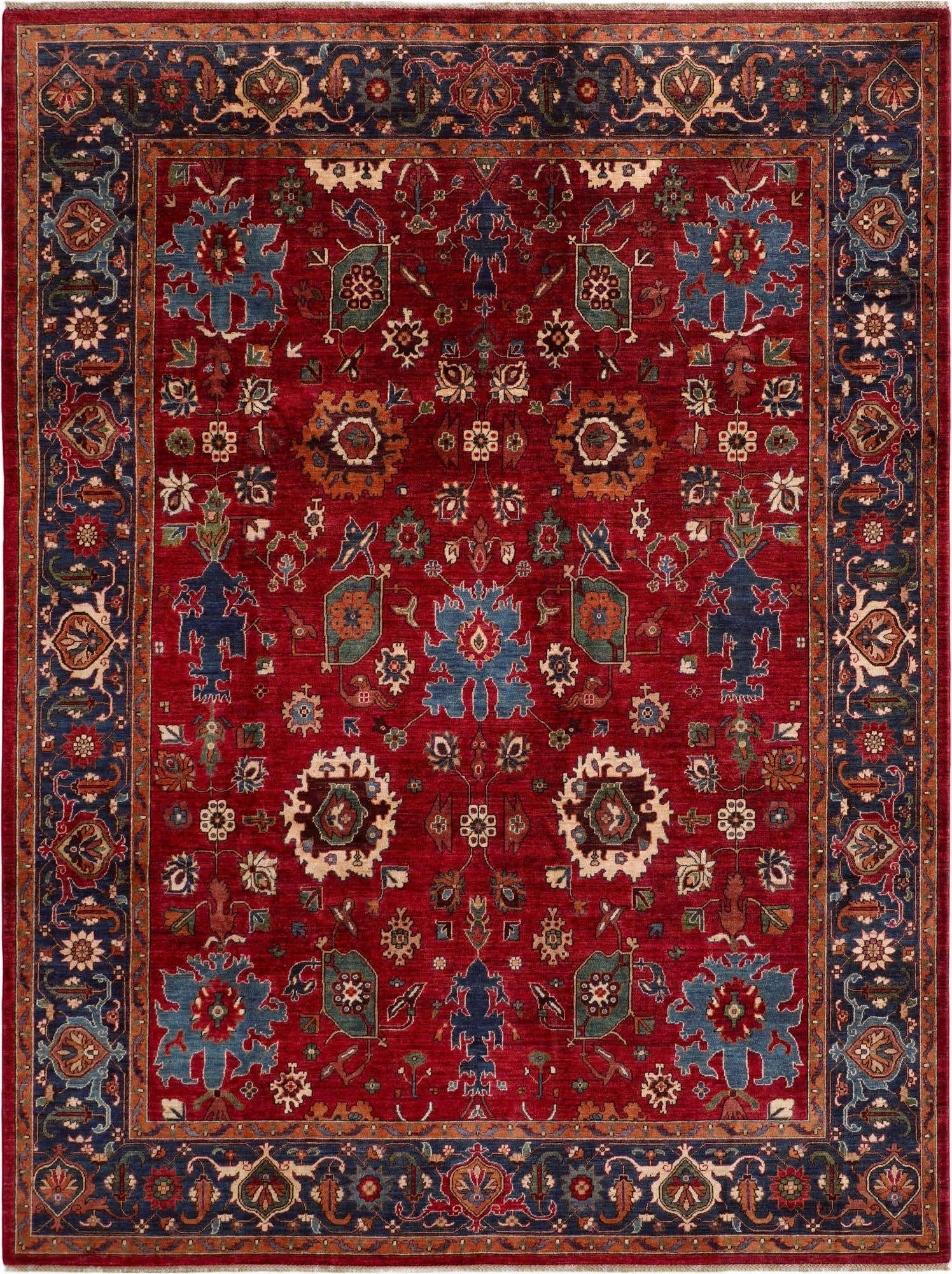 9' x 11' 11 Hand Knotted Ariana Ziegler Rug