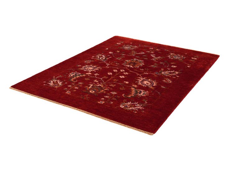 Detail image of 5' 1 x 6' 6 Hand Knotted Ariana Ziegler Rug