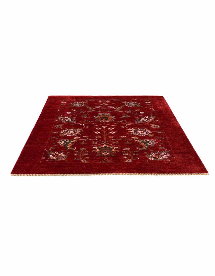 Detail image of 5' 1 x 6' 6 Hand Knotted Ariana Ziegler Rug