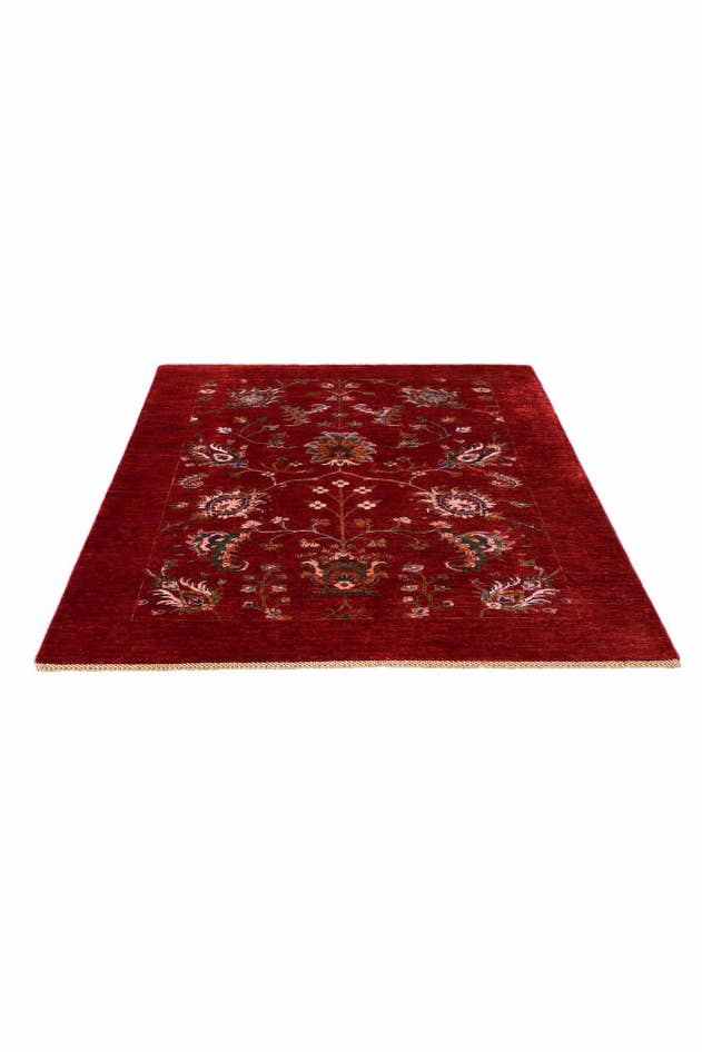 Detail image of 5' 1 x 6' 6 Hand Knotted Ariana Ziegler Rug