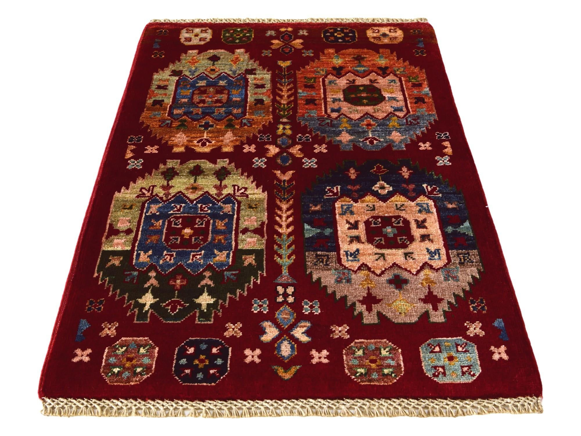 2' 1 x 3' Hand Knotted Ariana Ziegler Rug