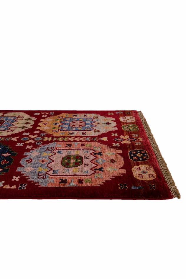 Detail image of 2' 1 x 3' Hand Knotted Ariana Ziegler Rug