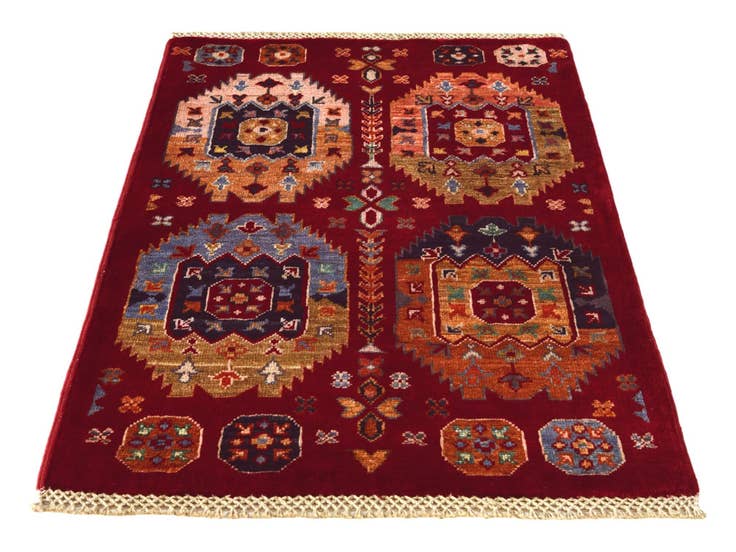 Detail image of 2' 1 x 3' 2 Hand Knotted Ariana Ziegler Rug