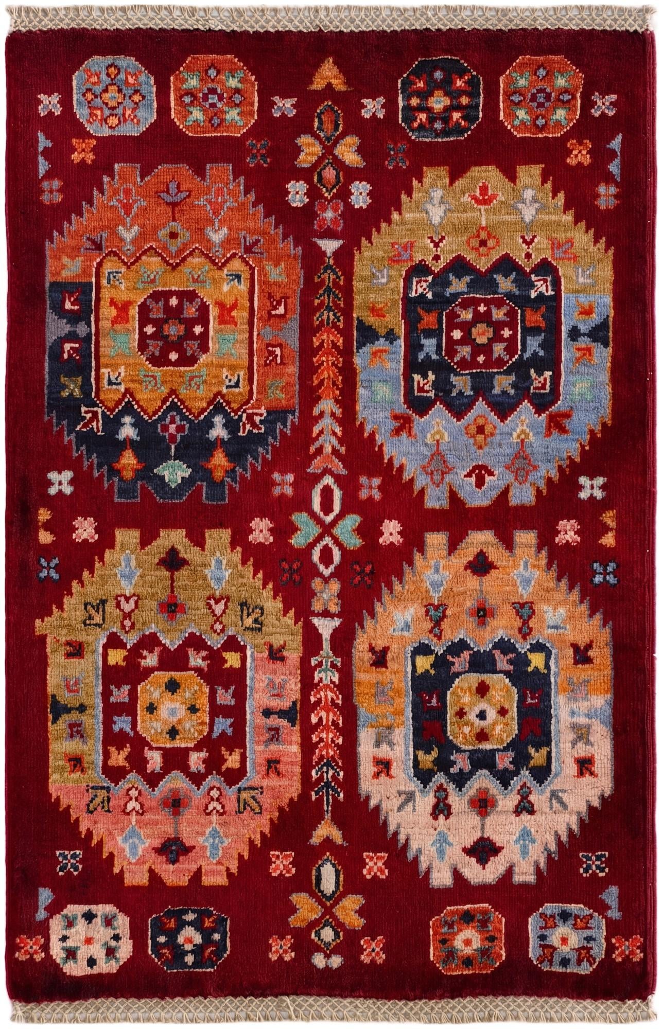 2' 1 x 3' 2 Hand Knotted Ariana Ziegler Rug