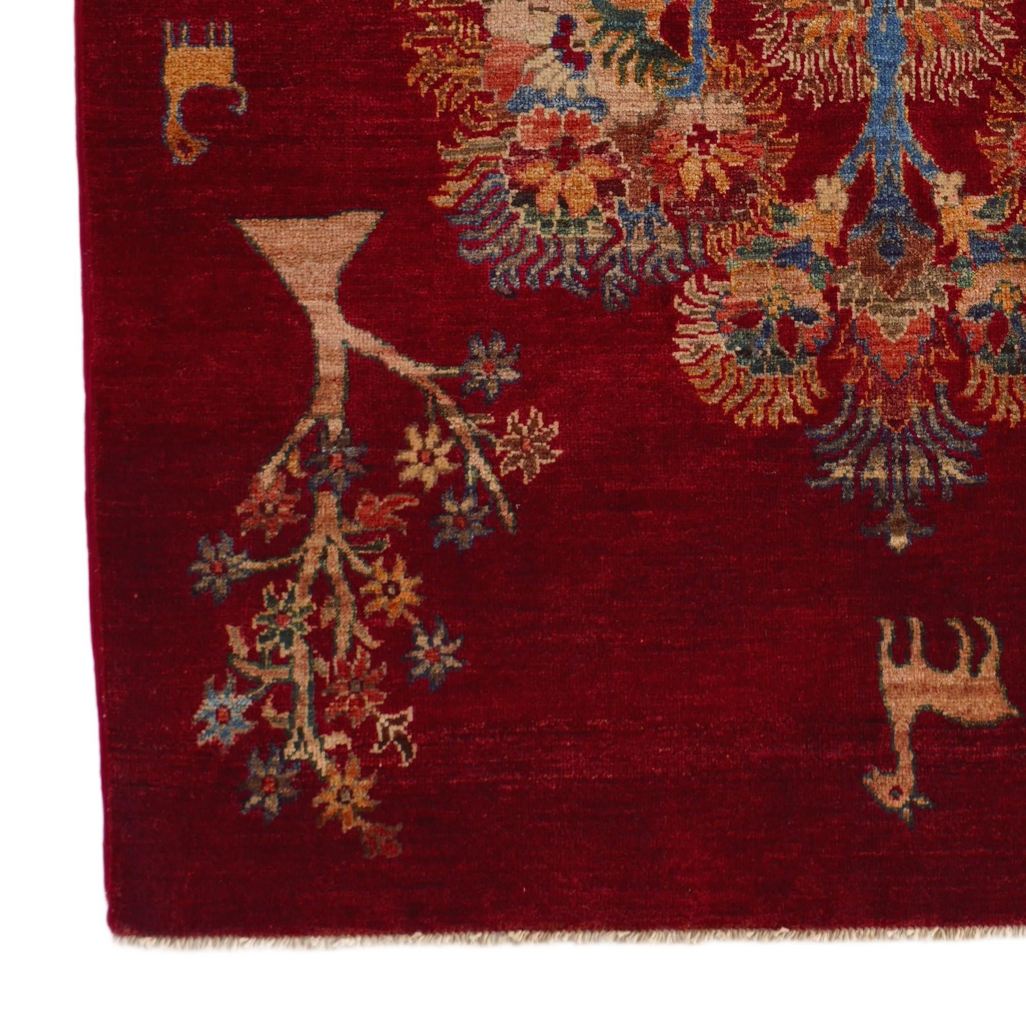 3' 11 x 6' 3 Hand Knotted Ariana Ziegler Rug