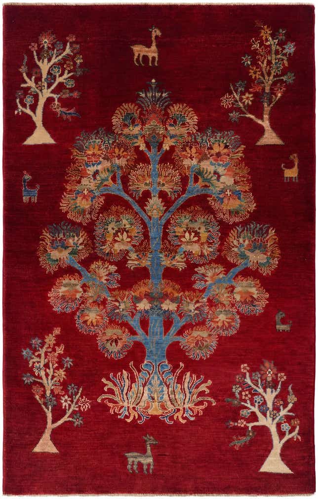 3' 11 x 6' 3 Hand Knotted Ariana Ziegler Rug