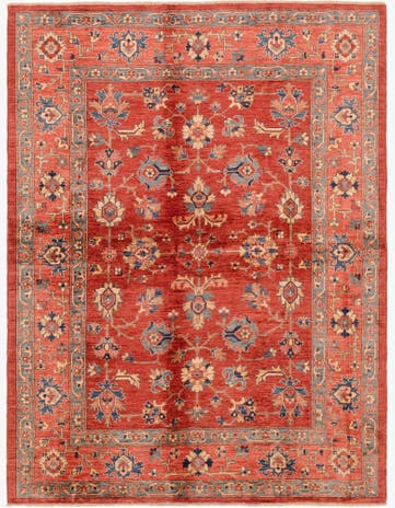 6' 1 x 8' 1 Hand Knotted Ariana Ziegler Rug