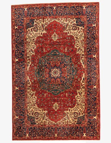 6' 6 x 10' 1 Hand Knotted Ariana Ziegler Oriental Rug