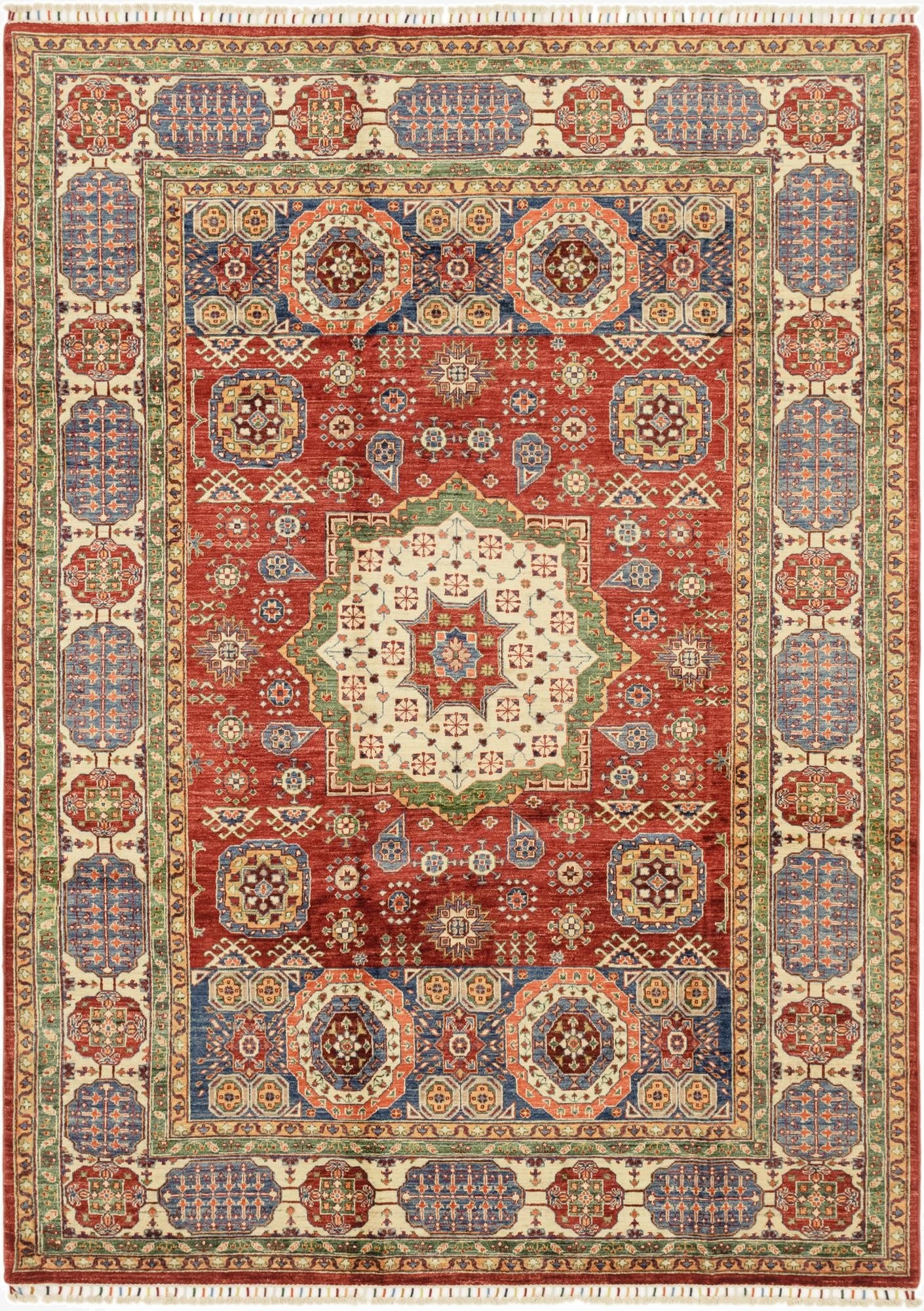 7' x 9' 7  Hand Knotted Ariana Ziegler Rug