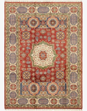 7' x 9' 7 Hand Knotted Ariana Ziegler Rug