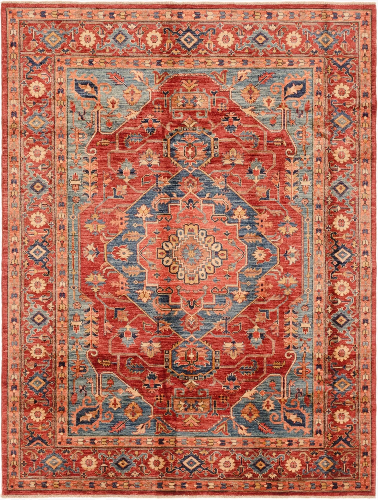 6' 2 x 8'  Hand Knotted Ariana Ziegler Rug