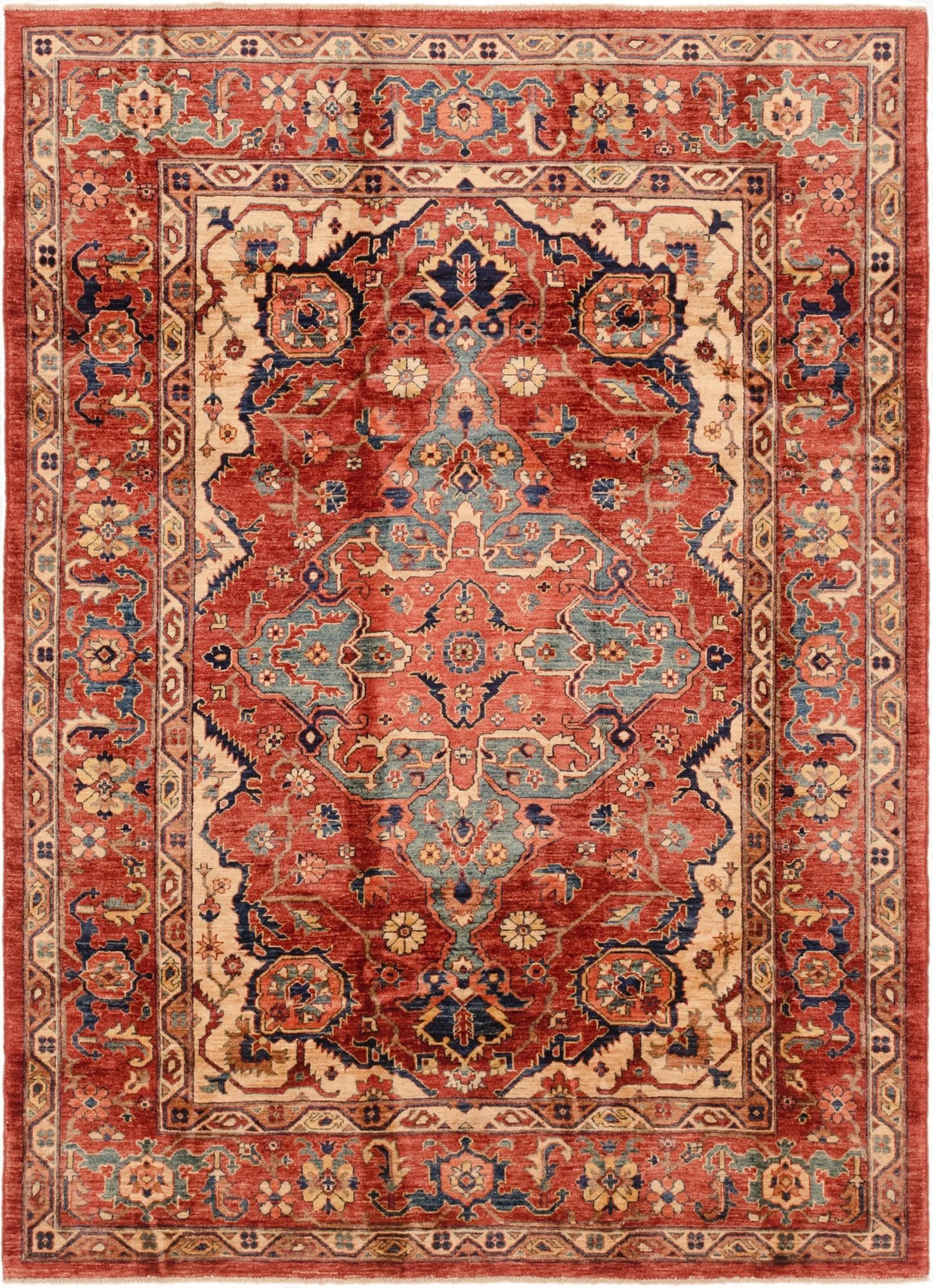 6' 3 x 8' 6  Hand Knotted Ariana Ziegler Rug