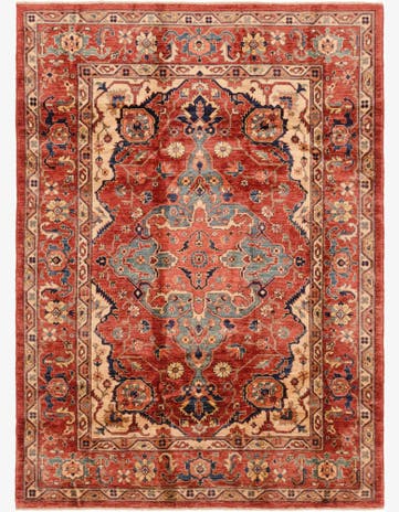 6' 3 x 8' 6 Hand Knotted Ariana Ziegler Rug