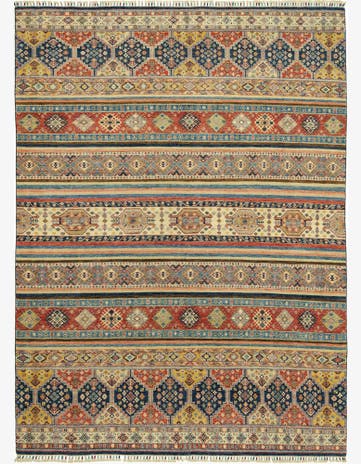 8' 7 x 12' Hand Knotted Ariana Ziegler Rug