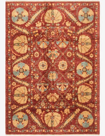 5' 8 x 7' 11 Hand Knotted Ariana Ziegler Oriental Rug