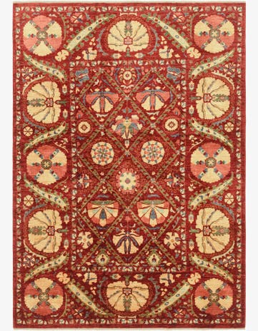 6' 10 x 9' 10 Hand Knotted Ariana Ziegler Oriental Rug