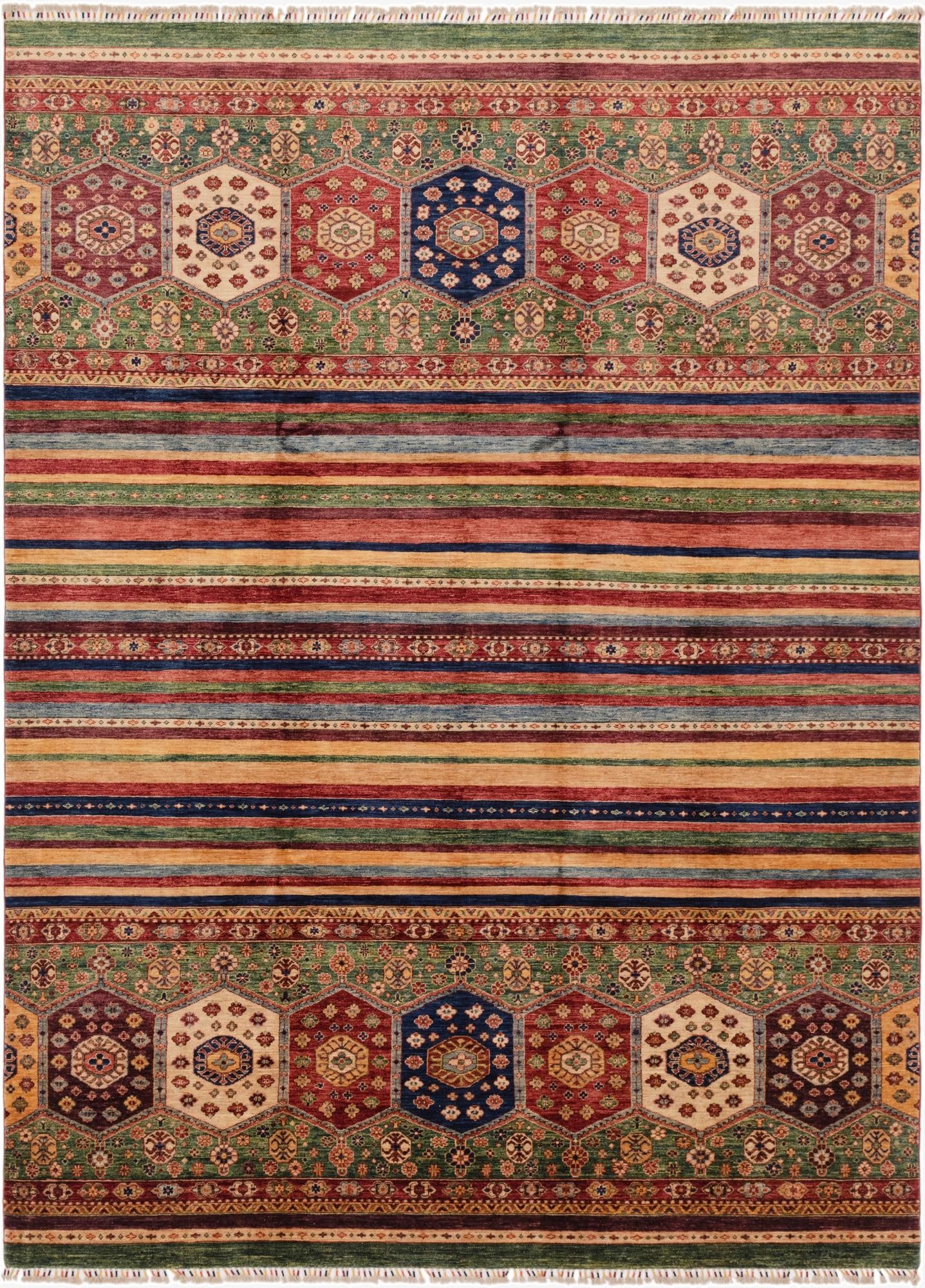 8' 10 x 12' 2  Hand Knotted Ariana Ziegler Rug