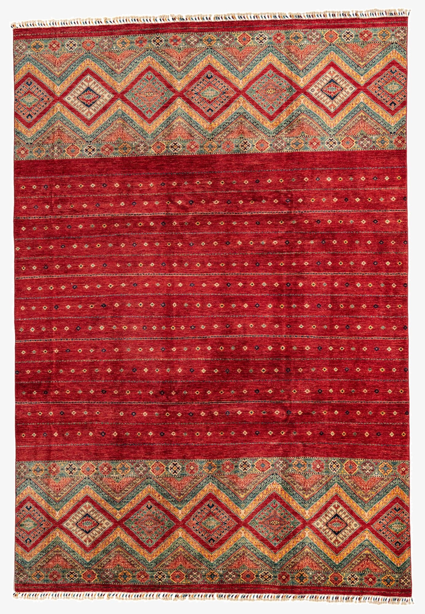 8' 2 x 11' 9  Hand Knotted Ariana Ziegler Oriental Rug