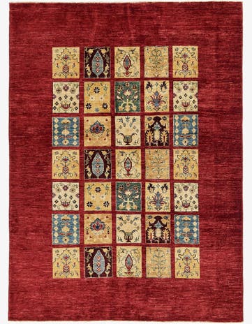 4' 10 x 6' 8 Hand Knotted Ariana Ziegler Rug