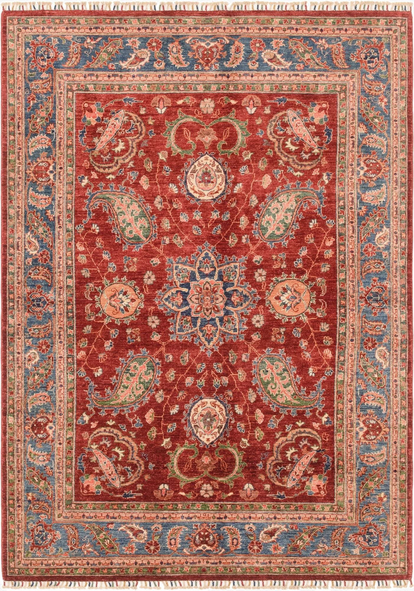 5' 7 x 7' 10  Hand Knotted Ariana Ziegler Rug