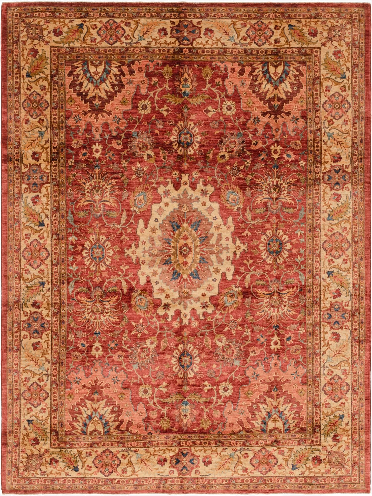 9' 10 x 12' 10  Hand Knotted Ariana Ziegler Rug