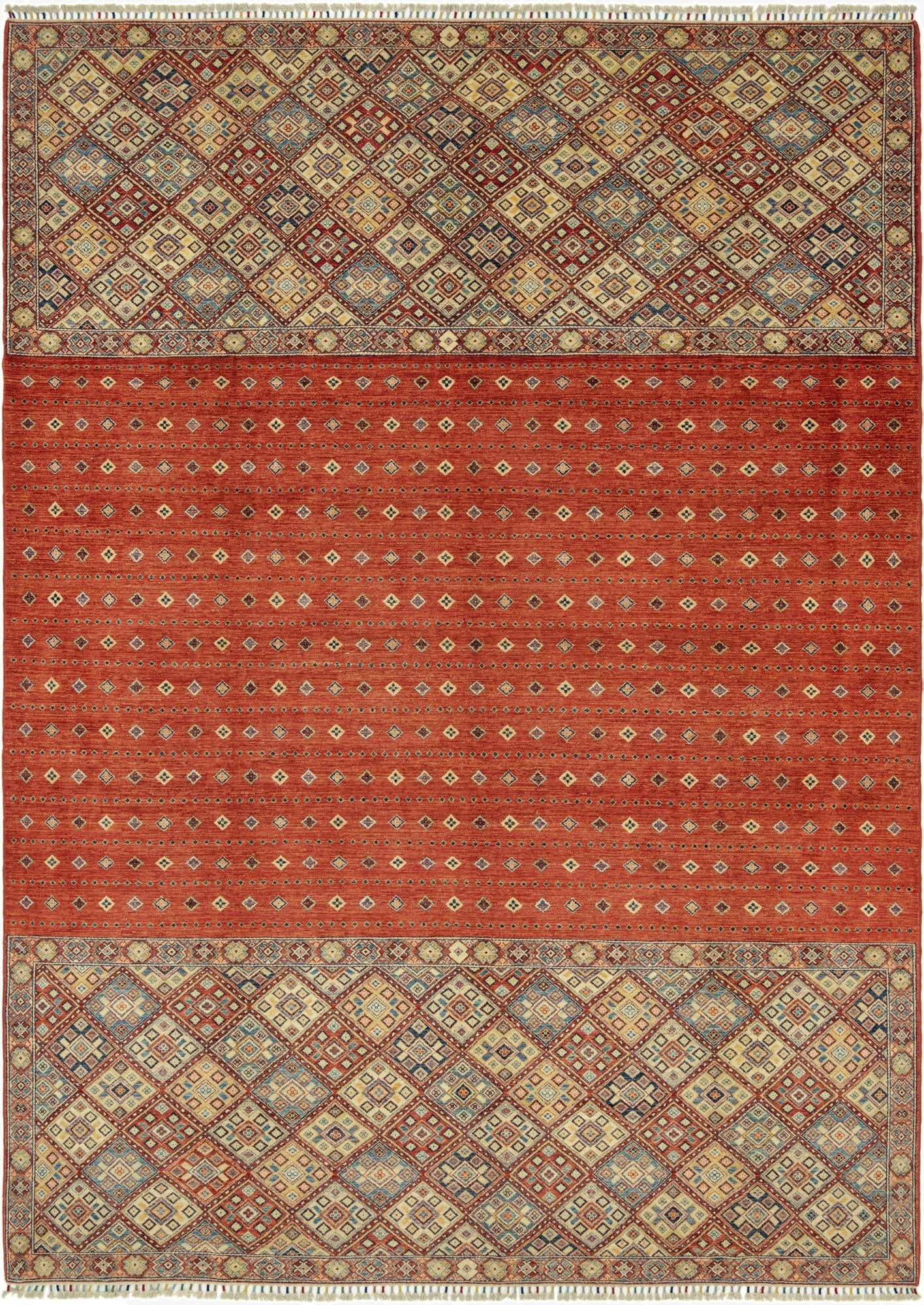 9' 9 x 14'  Hand Knotted Ariana Ziegler Rug