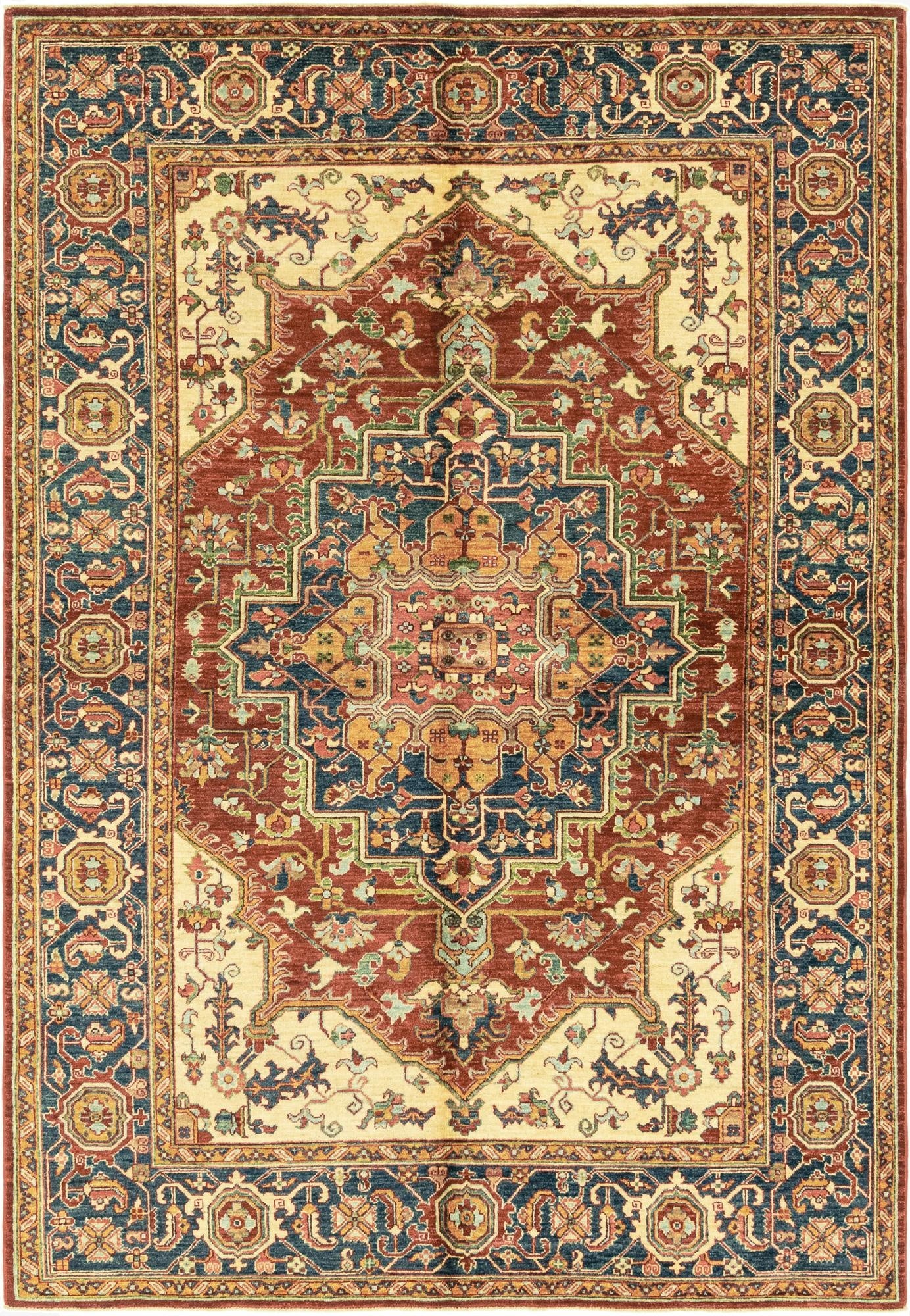5' 8 x 8' 3  Hand Knotted Ariana Ziegler Rug