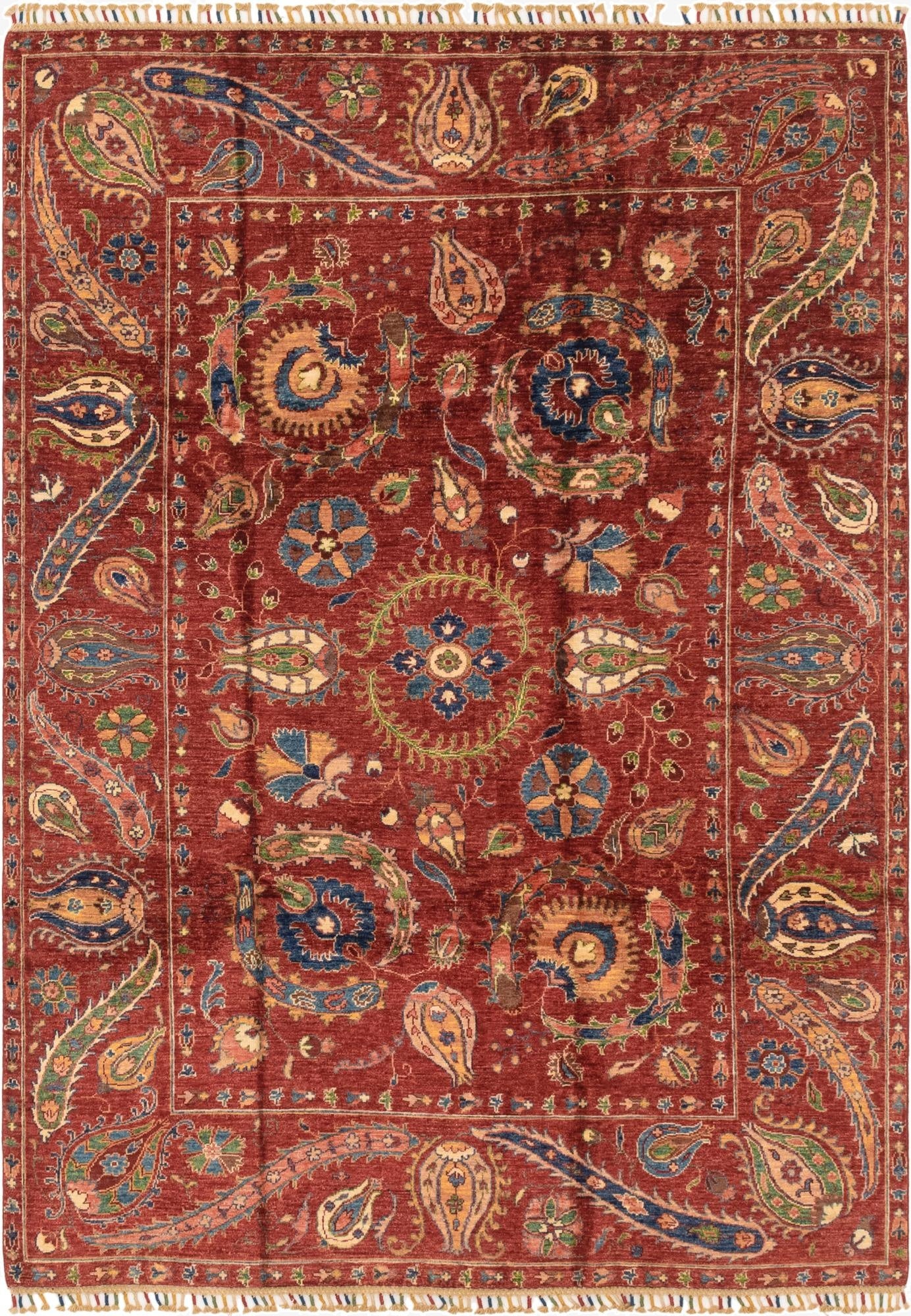 5' 7 x 7' 10  Hand Knotted Ariana Ziegler Rug