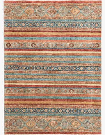 5' 6 x 7' 7 Hand Knotted Ariana Ziegler Rug