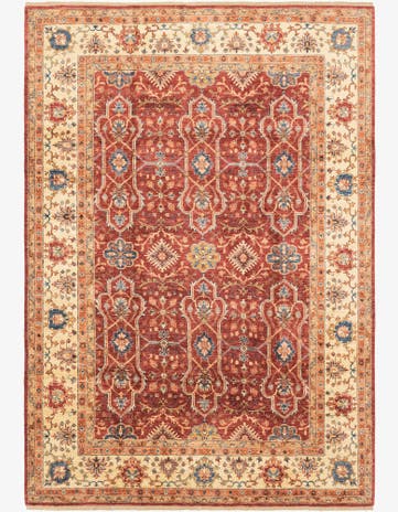 7' x 10' 2 Hand Knotted Ariana Ziegler Rug