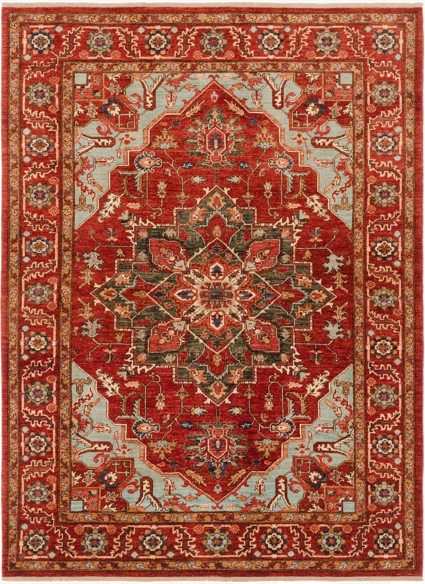 5' 10 x 8' 1  Hand Knotted Ariana Ziegler Rug