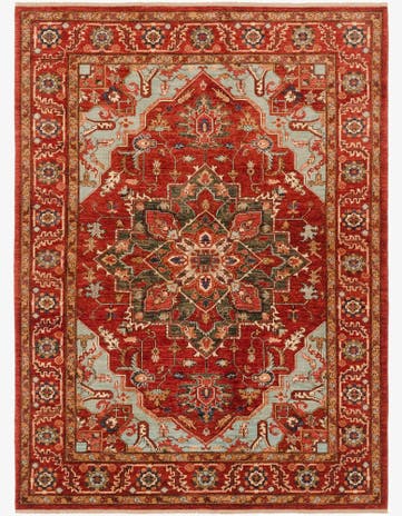 5' 10 x 8' 1 Hand Knotted Ariana Ziegler Rug