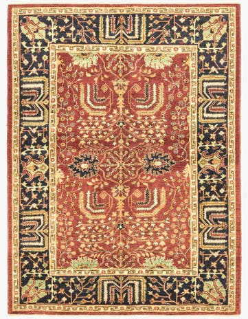 5' 9 x 7' 9 Hand Knotted Ariana Ziegler Rug