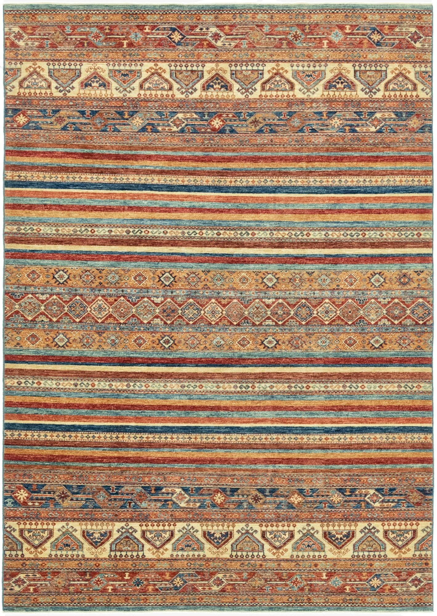 6' 9 x 9' 8  Hand Knotted Ariana Ziegler Rug