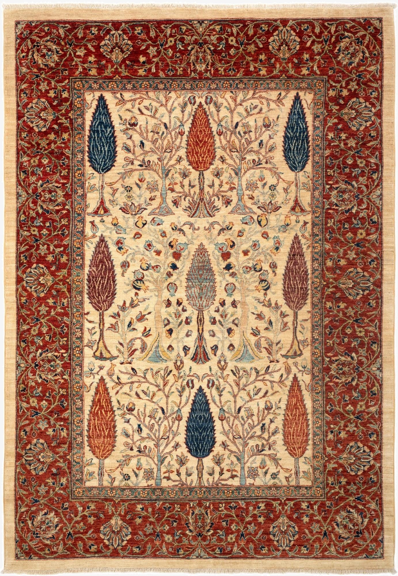 5' 1 x 7' 6 Ariana Ziegler Wool Rug