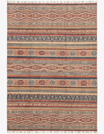 6' 7 x 9' 8 Hand Knotted Ariana Ziegler Wool Rug