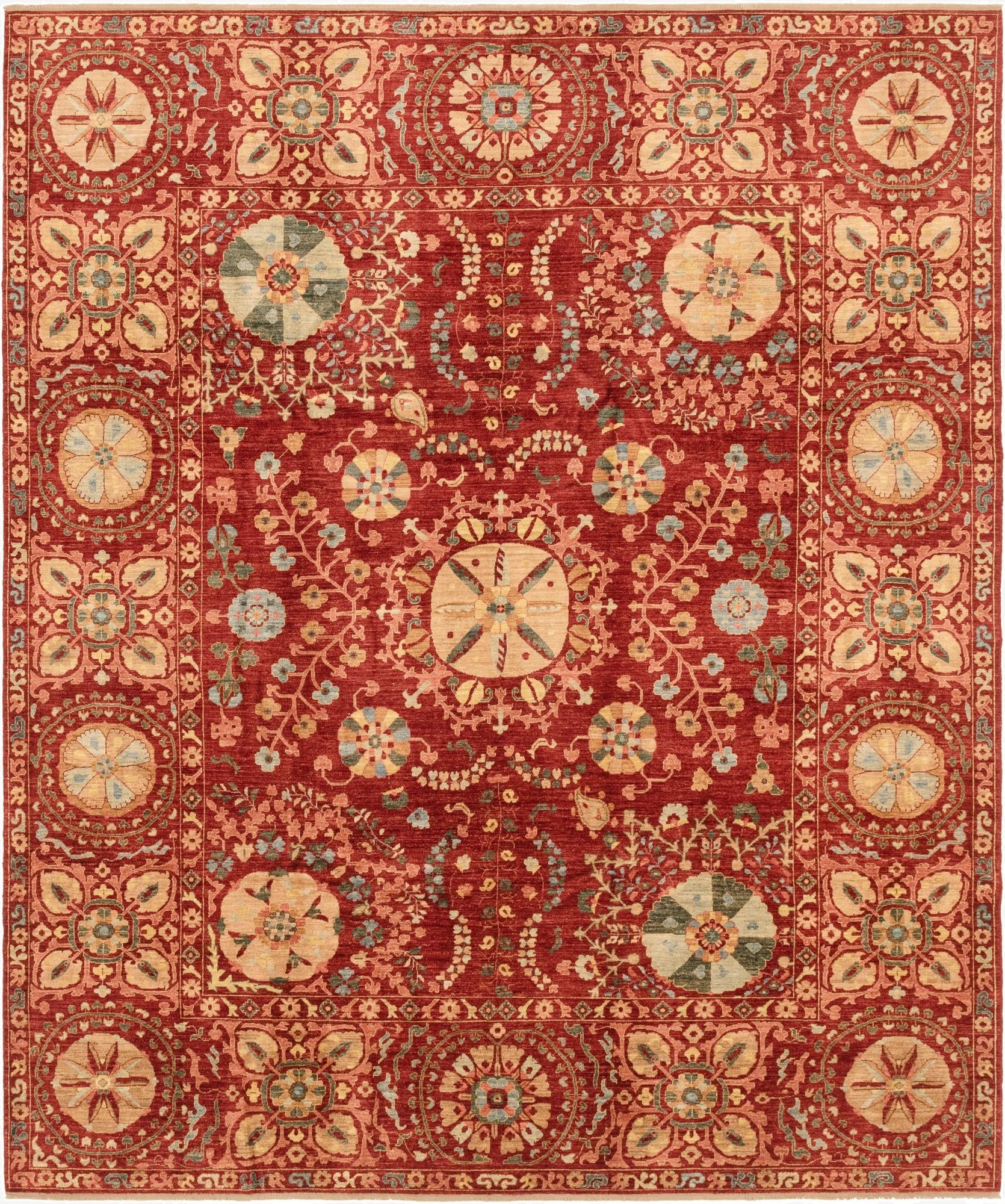 8' 7 x 10' 1  Hand Knotted Ariana Ziegler Oriental Rug
