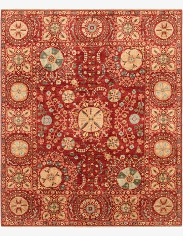 8' 7 x 10' 1 Hand Knotted Ariana Ziegler Oriental Rug