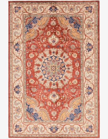 6' 9 x 10' 2 Hand Knotted Ariana Ziegler Rug