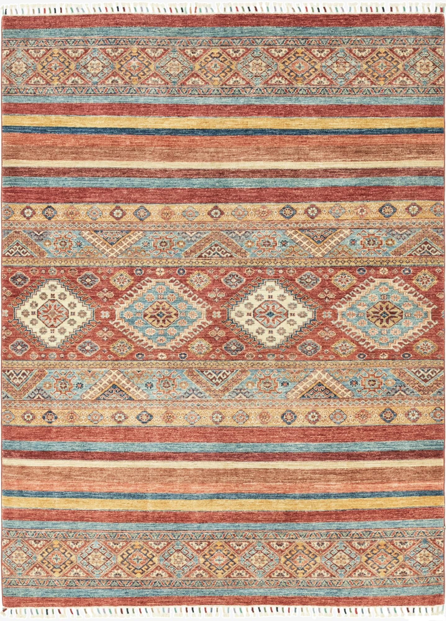 5' 7 x 7' 8  Hand Knotted Ariana Ziegler Rug