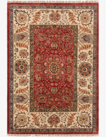 6' 9 x 9' 8 Hand Knotted Ariana Ziegler Rug