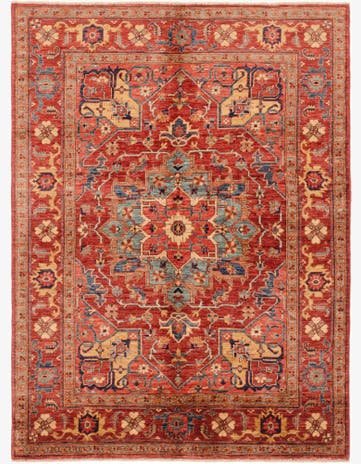 4' 9 x 6' 6 Hand Knotted Ariana Ziegler Rug