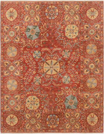 6' 7 x 8' 4 Hand Knotted Ariana Ziegler Oriental Rug