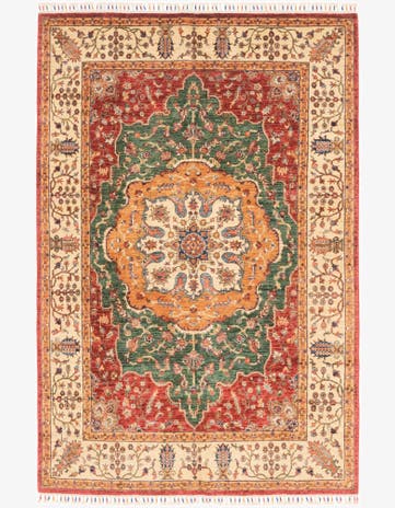 5' 6 x 8' 5 Hand Knotted Ariana Ziegler Rug
