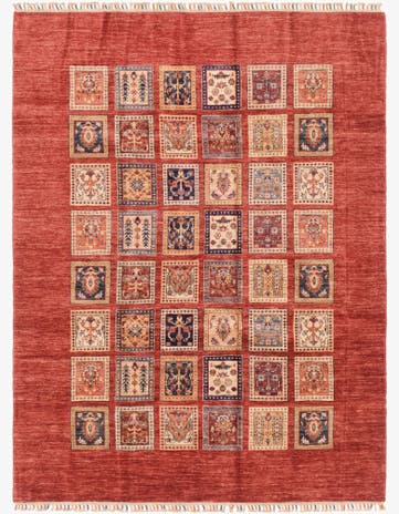 5' 8 x 7' 6 Hand Knotted Ariana Ziegler Rug