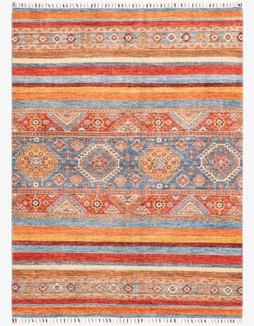 4' 9 x 6' 8 Hand Knotted Ariana Ziegler Rug