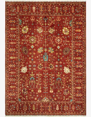 6' 11 x 9' 7 Ariana Ziegler Wool Rug