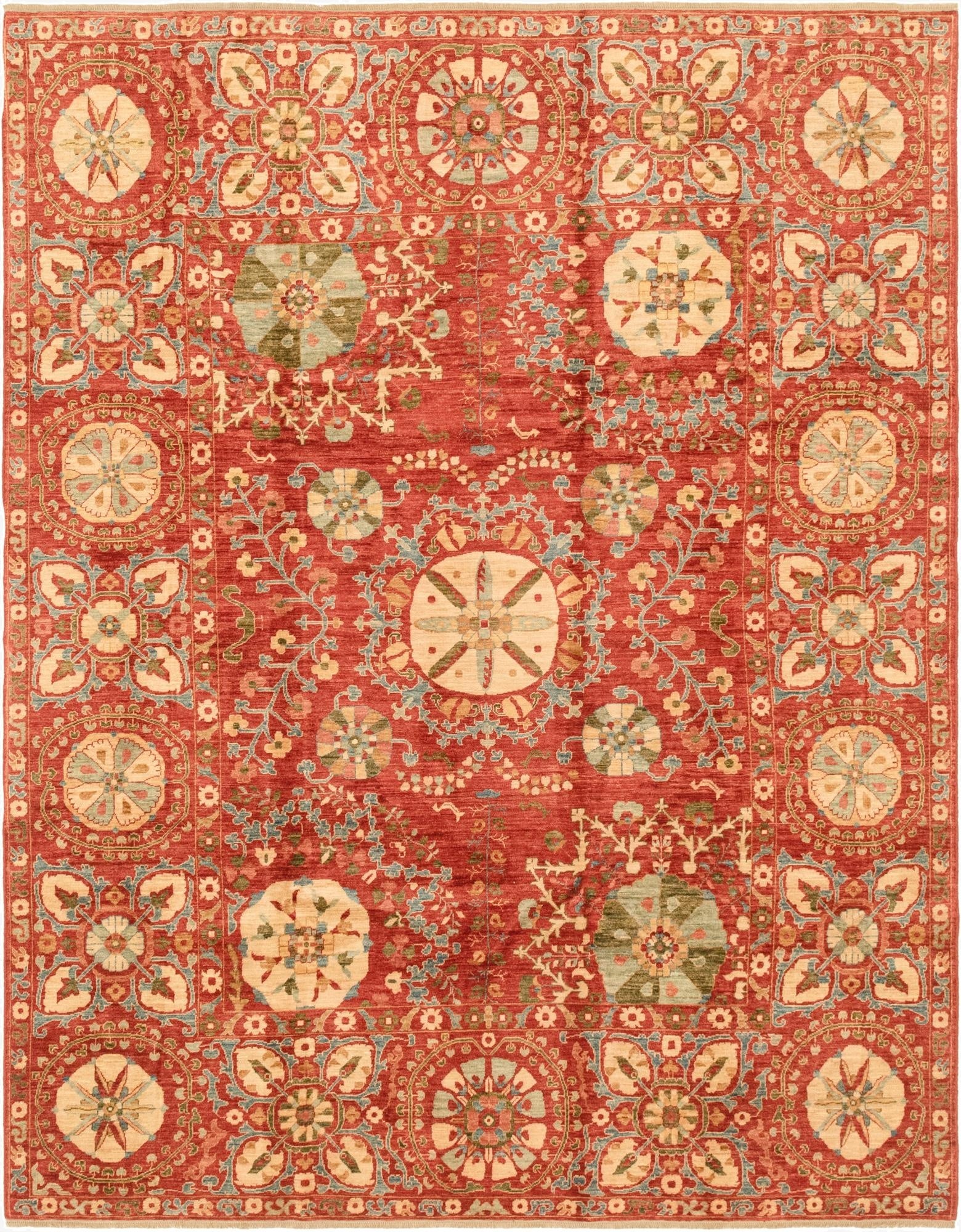 6' 8 x 8' 5  Hand Knotted Ariana Ziegler Oriental Rug