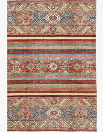 5' 6 x 8' 2 Hand Knotted Ariana Ziegler Rug