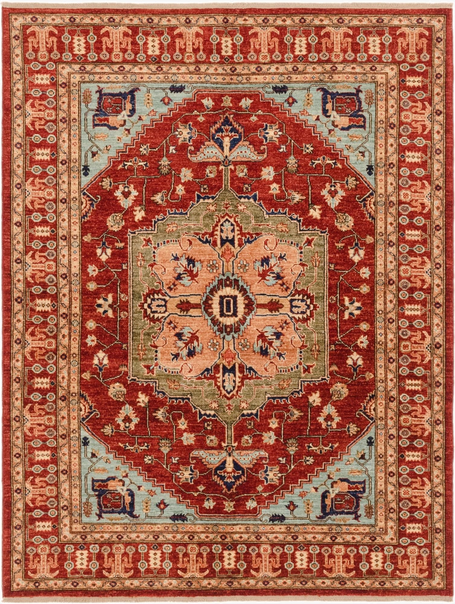 5' x 6' 7  Hand Knotted Ariana Ziegler Rug
